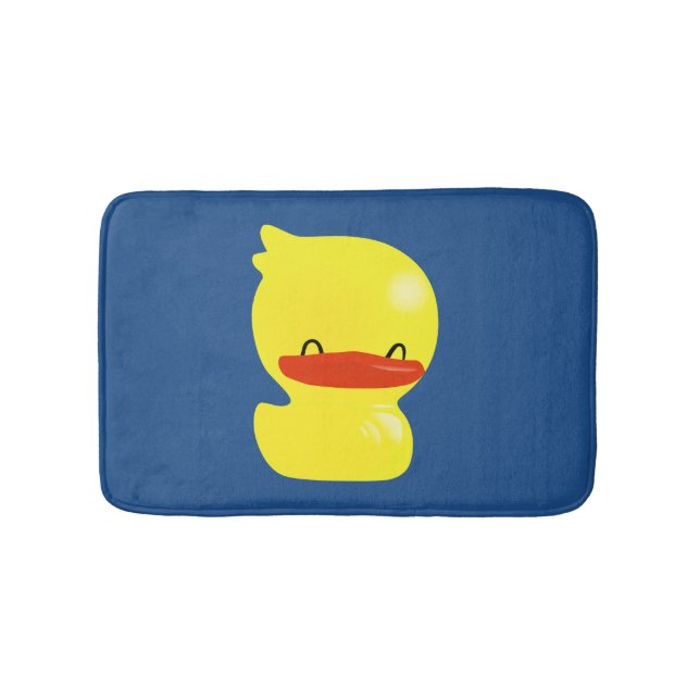 Super Niedlicher Ducky Blue Bath Mat Badematte (Vorderseite)