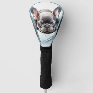 Super niedlicher Engel schlafend Welpe French Bull Golf Headcover