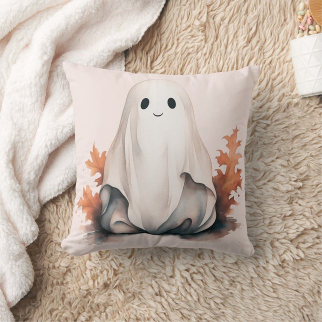 Super Niedlicher Herbstausschnitt Halloween Kissen (Decke)