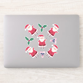 Super niedlicher Weihnachtsmann, Weihnachten Aufkleber