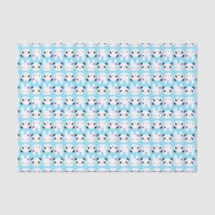Super niedliches Kawaii Häschen und Panda Seidenpapier