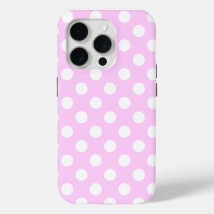 Super Niedliches Rosa mit stilvollen weißen Polka- Case-Mate iPhone Hülle