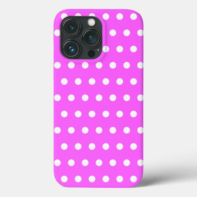Super Niedliches rosa und schwarzes Herzmuster  Case-Mate iPhone Hülle (Rückseite)