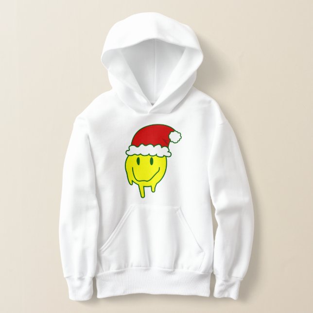 super noël visage heureux père Noël goutte à goutt (Poser)