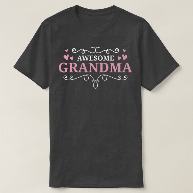 Super Nonna Niece Grandson Geschenk Beste Großmutt T-Shirt (Design vorne)