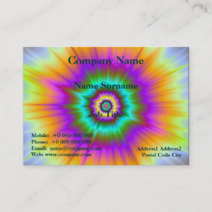Super Nova in Color Card Visitenkarte