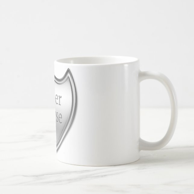 Super Nurse Emblem Kaffeetasse (Rechts)