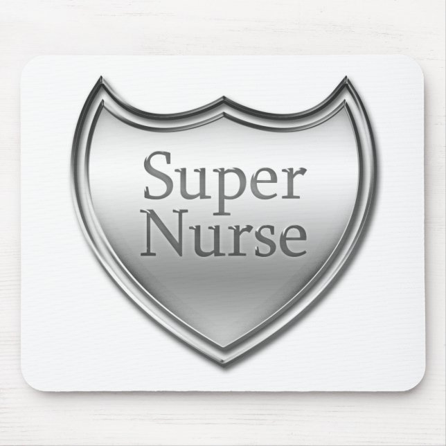 Super Nurse Emblem Mousepad (Vorne)