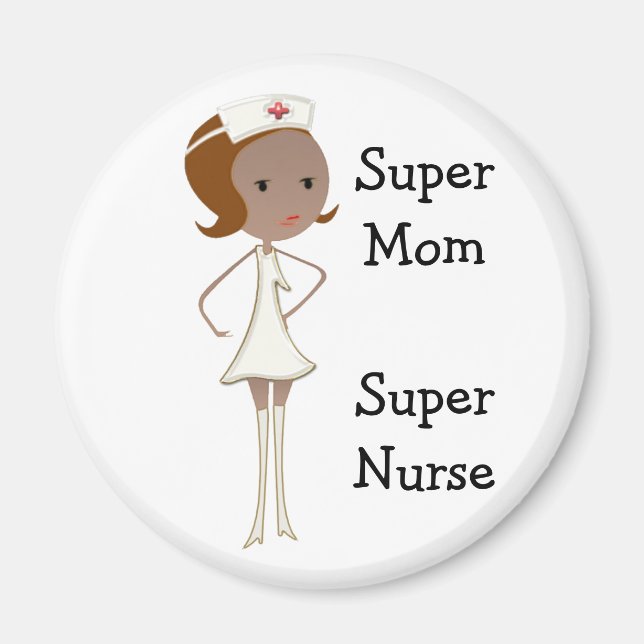 Super Nurse Magnet (Vorne)
