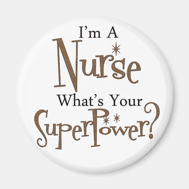 Super Nurse Magnet (Vorne)