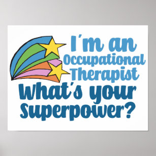 Super Occupational Therapeutic Niedlich OT Poster
