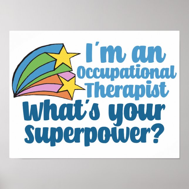 Super Occupational Therapeutic Niedlich OT Poster (Vorne)