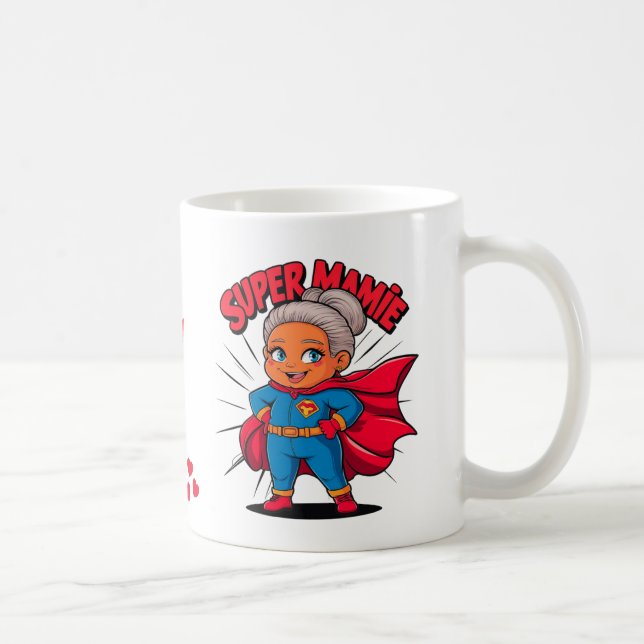 Super Oma 3 Liebesnachricht für die Großmütter Kaffeetasse (Rechts)