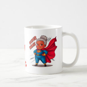 Super Oma 4 Liebesnachricht für Oma Kaffeetasse