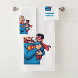 Super Opa Badetuch Badhandtuch Set