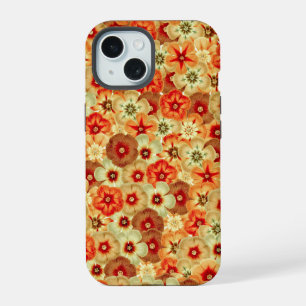 Super Orange Hippie Fleurs Motif
