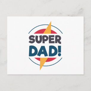 Super Papa Bonne Fête des pères   Carte postale