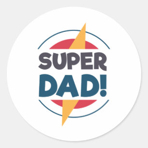 Super Papa Bonne Fête des pères Sticker