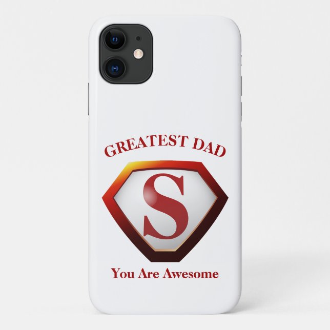 Super Papa Case-Mate iPhone Hülle (Rückseite)