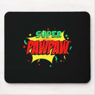 Super Papa Comic Thema Stil Superhelden Väter Mousepad