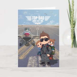 Super Papa Cool Depuis Le Premier Jour Carte Drôle