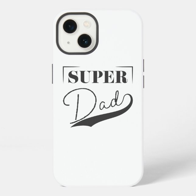Super Papa iPhone Hülle (Rückseite)