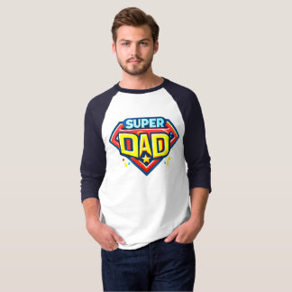 Super Papa - Le héros ultime Raglan T-shirt