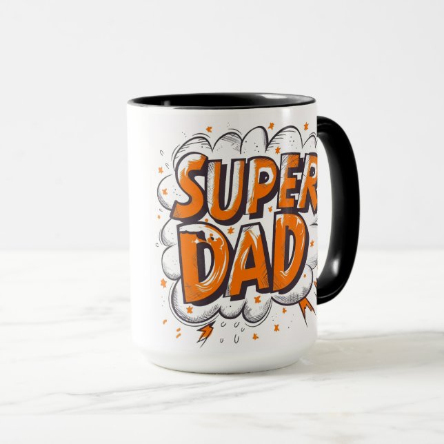Super Papa Mug (Devant droit)