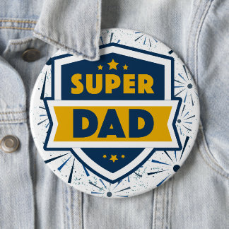 Super Papa Riesig 6" rund  Button