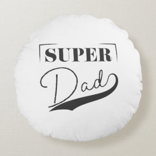 Super Papa Rundes Kissen