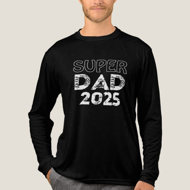 Super Papa Tri-Blend Shirt (Vorderseite)