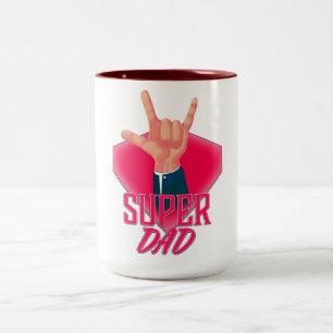 Super PAPA Zweifarbige Tasse