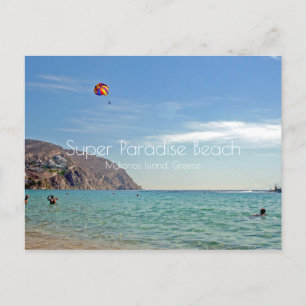 Super Paradise Strand Postkarte