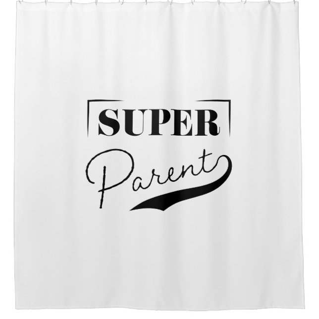 Super Parent Duschvorhang (Vorderseite)