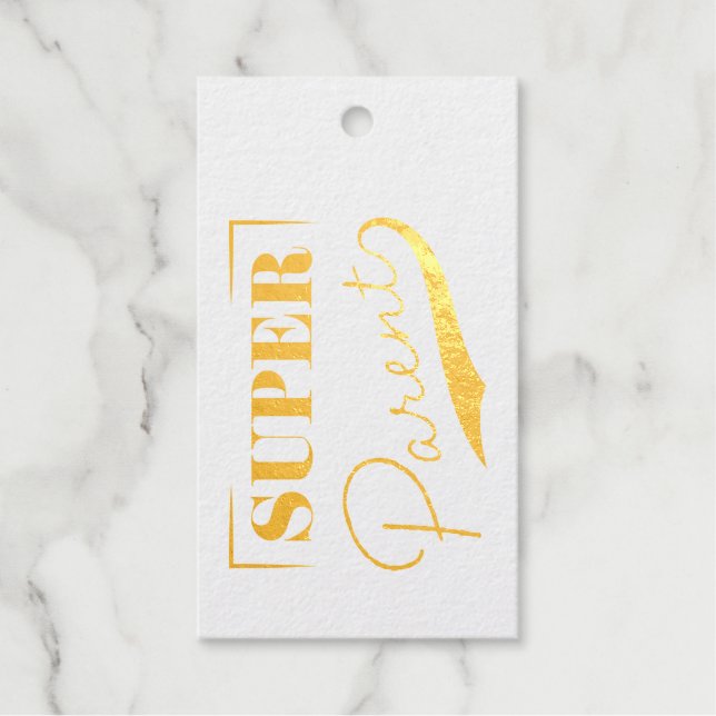 Super Parent Geschenkanhänger (Vorderseite)