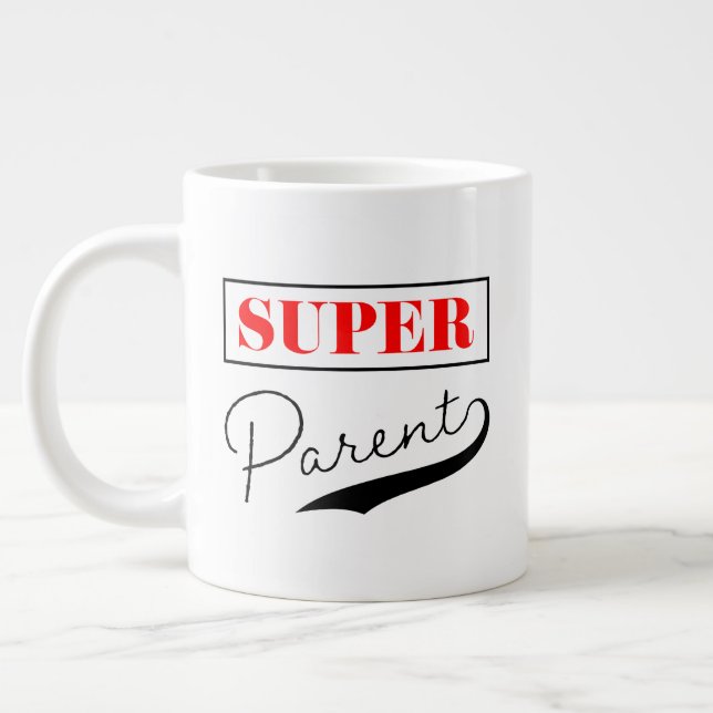 Super Parent Jumbo-Tasse (Links)