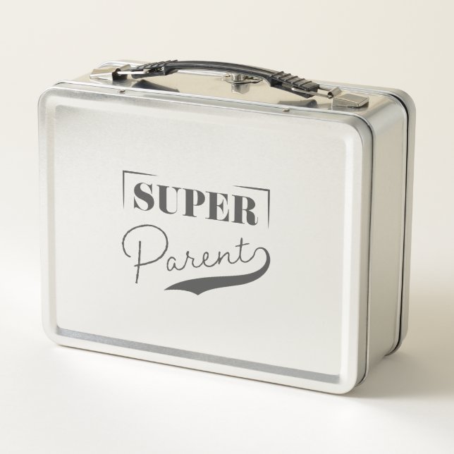 Super Parent Metall Brotdose (Rückseite)