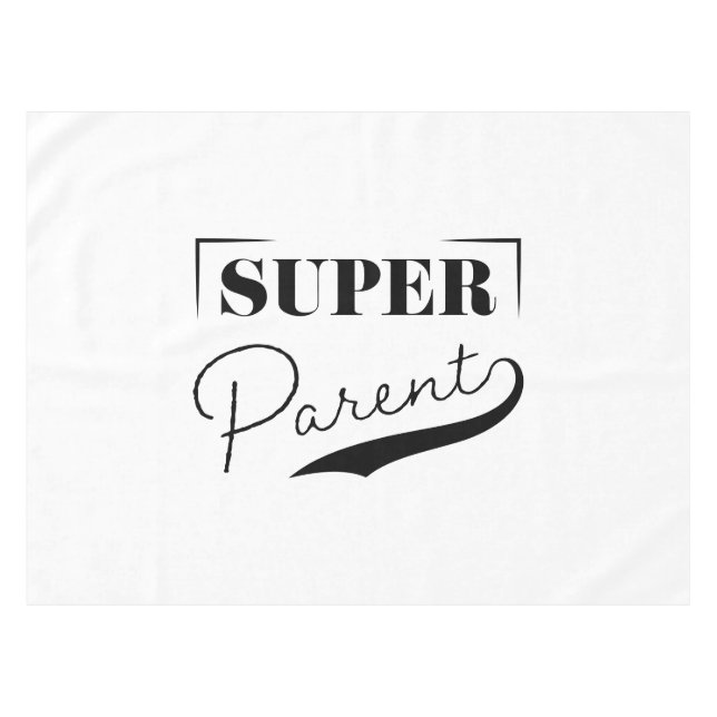 Super Parent Tischdecke (Vorderseite (Horizontal))