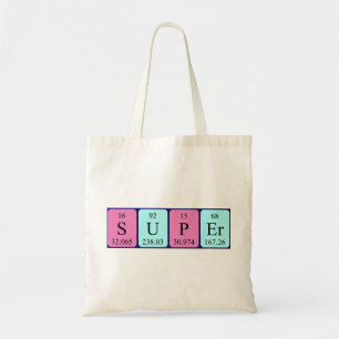 Super periodischer Tabellenname Totbeutel Tragetasche