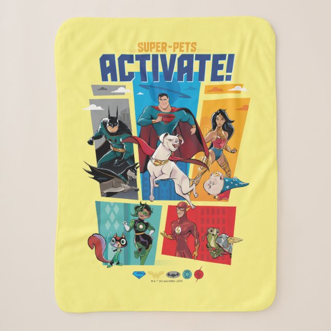 Super-Pets & Justice League - Aktivieren! Sherpadecke (Vorderseite)