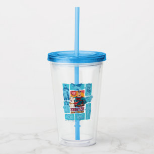 Super-Pets & Justice League - straffen Sie Ihre Co Acryltrinkbecher