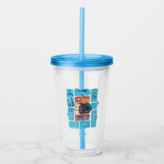 Super-Pets & Justice League - straffen Sie Ihre Co Acryltrinkbecher
