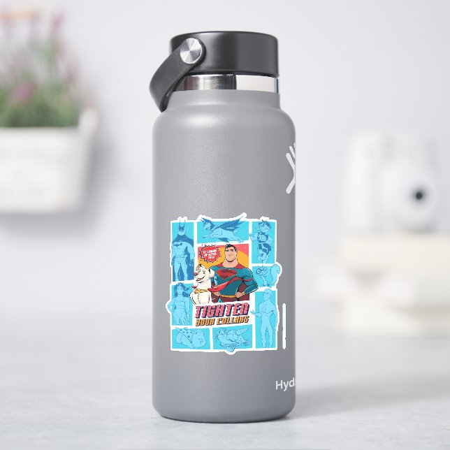 Super-Pets & Justice League - straffen Sie Ihre Co Aufkleber (HydroFlask)