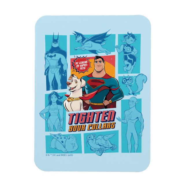 Super-Pets & Justice League - straffen Sie Ihre Co Magnet (Vertikal)