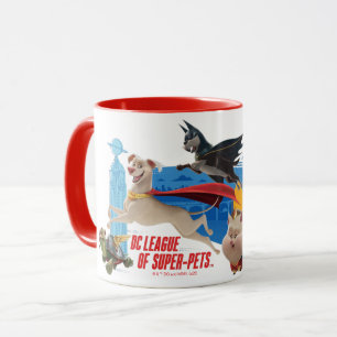Super-Pets Patrolling Metropolis Tasse