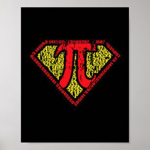 Super Pi Day 2021 Superheld für Mathe Geeks und Ne Poster