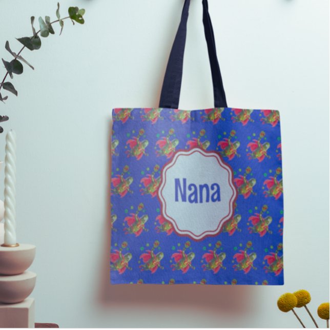 Super Pickleman Funny Dark Blue Personalisiert Tasche (Personalize it with name, initials or message!)