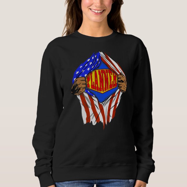Super Planner Hero Job Sweatshirt (Vorderseite)