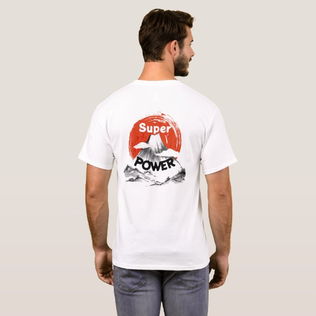 Super Power Gym Tshirt (Schwarz voll)