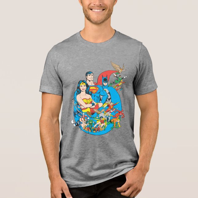 Super Power™ Kollektion 1 Tri-Blend Shirt (Vorderseite)
